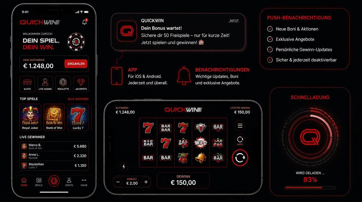 Schnelles und funktionales mobiles Casino-Erlebnis in Deutschland.